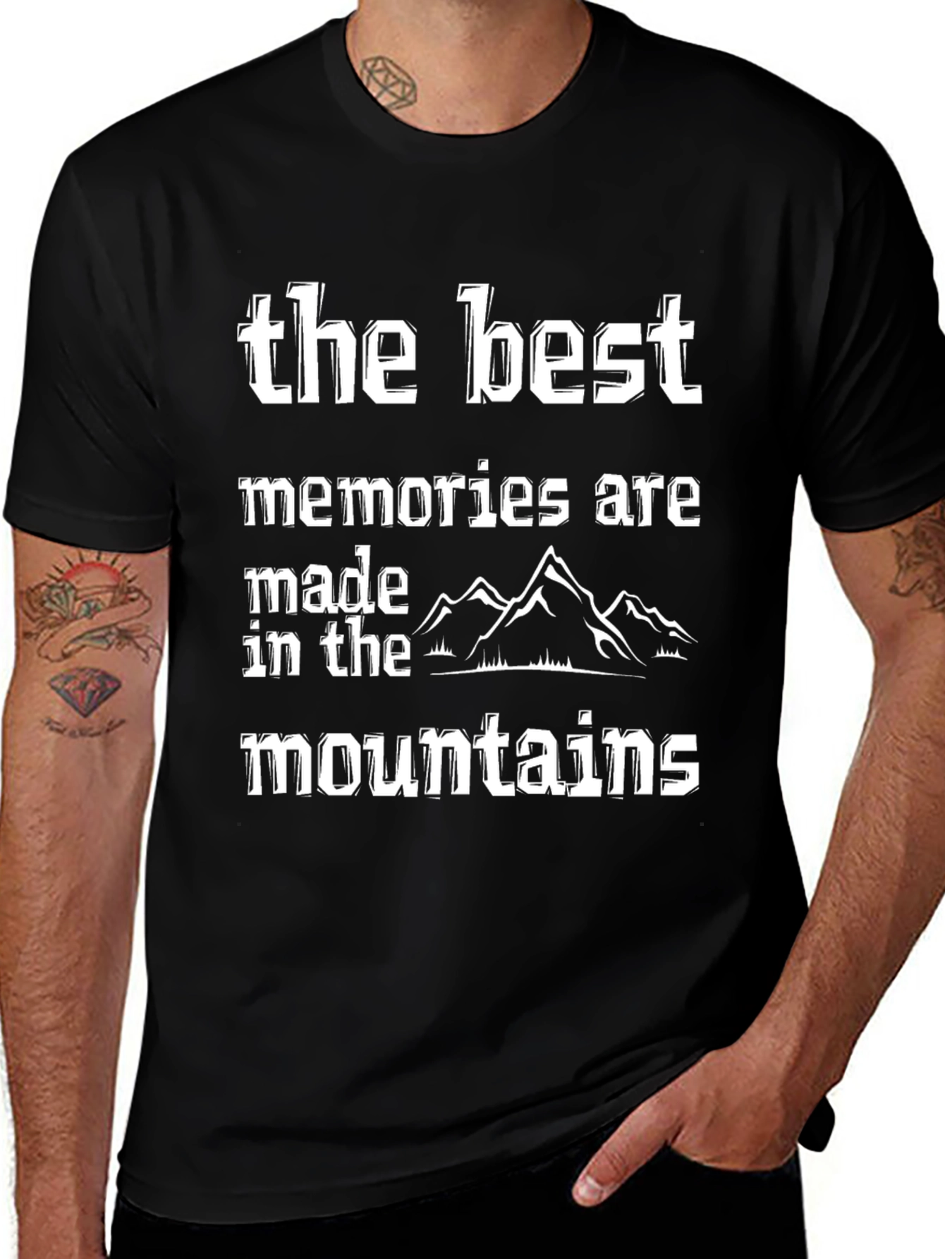 Mountain Memory T-Shirt: Best Memories in Mountains