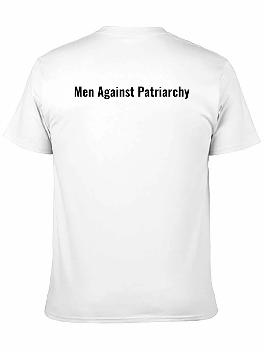 Men Against Patriarchy Black T-Shirt - Activism Apparel