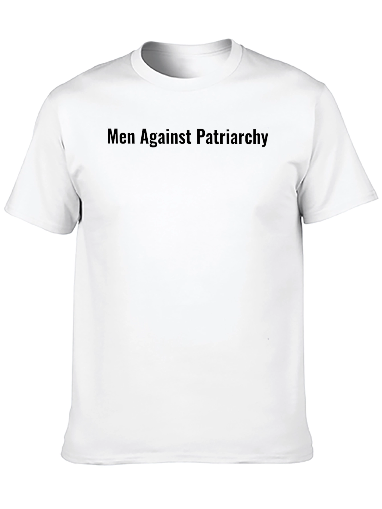 Men Against Patriarchy Black T-Shirt - Activism Apparel