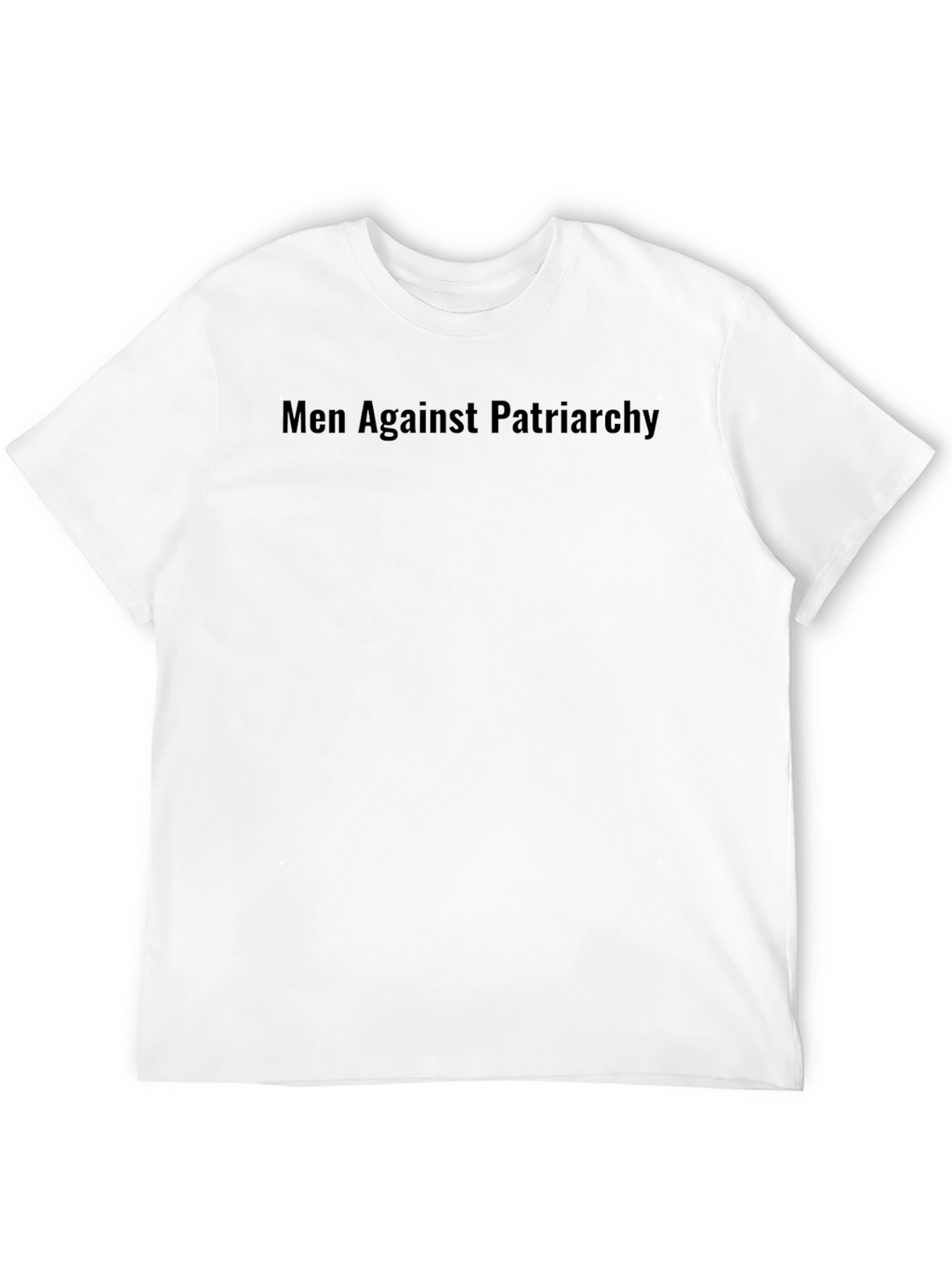 Men Against Patriarchy Black T-Shirt - Activism Apparel