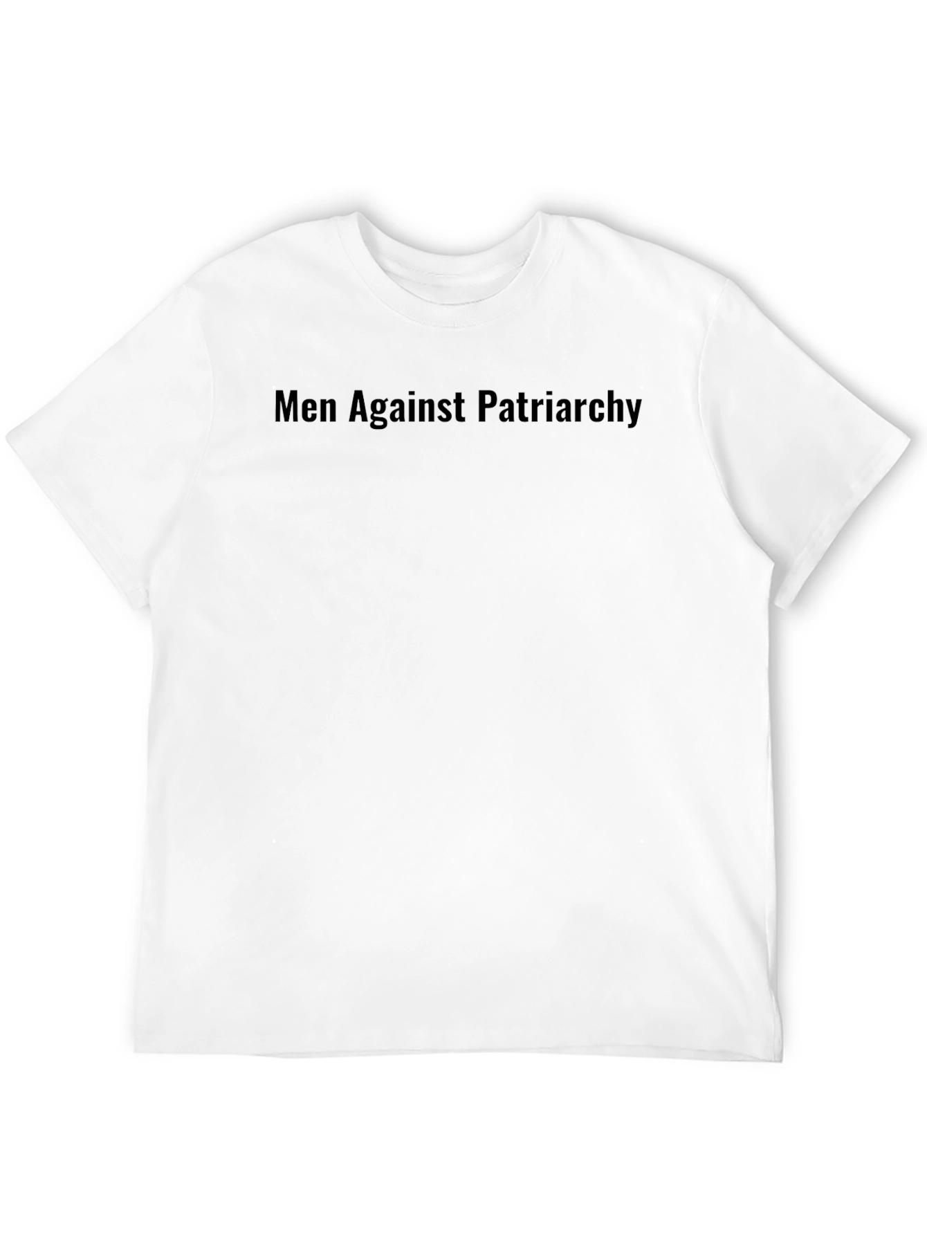 Men Against Patriarchy Black T-Shirt - Activism Apparel