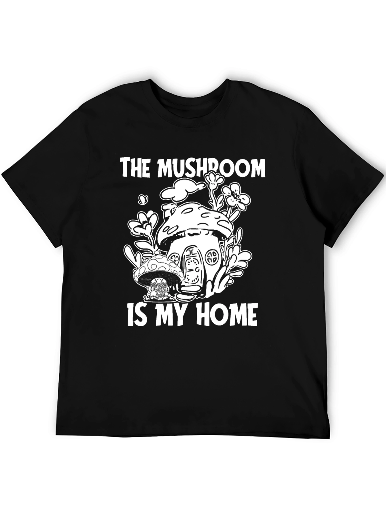 Mushroom Home T-Shirt - Nature Lover Tee