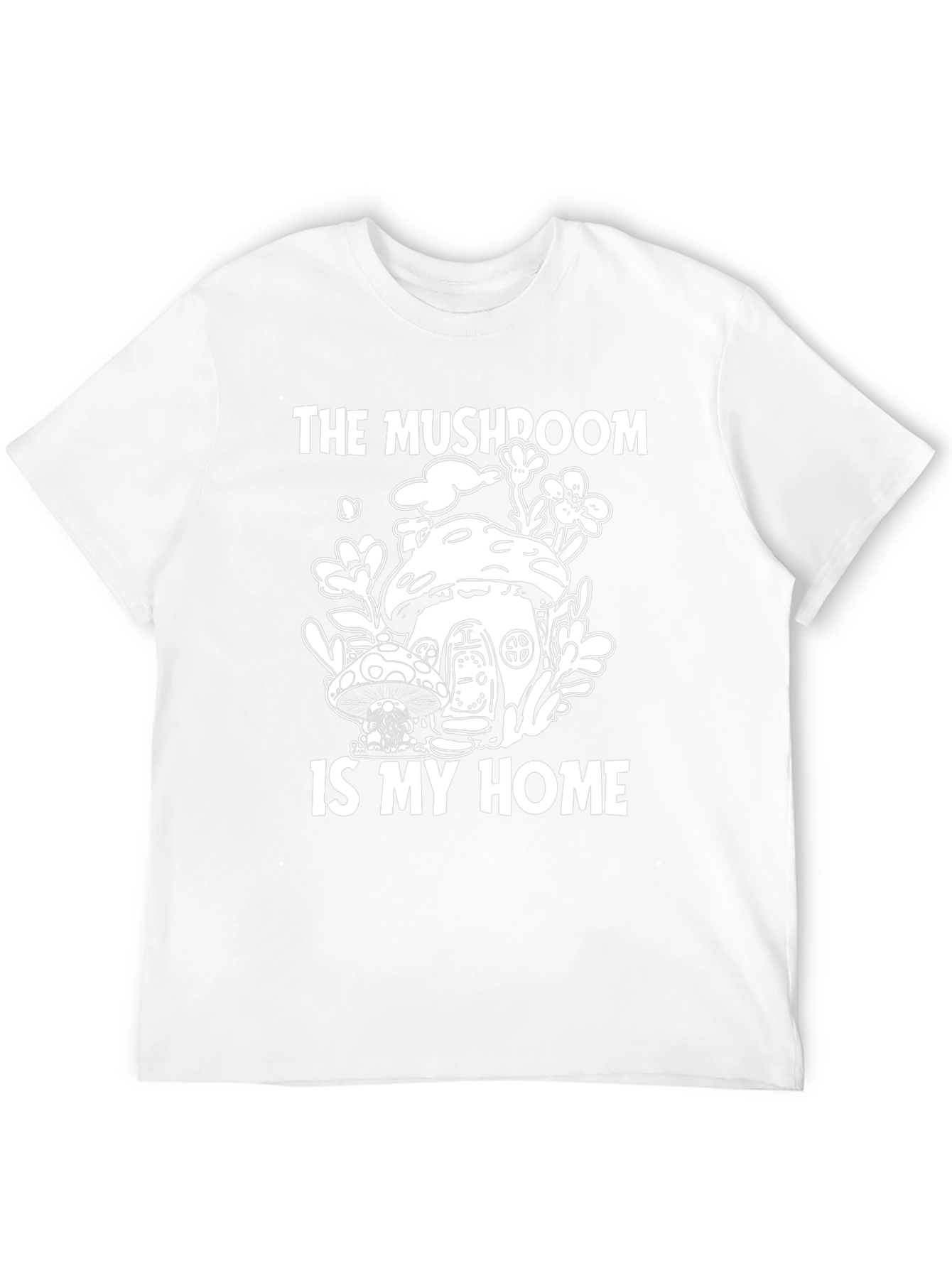 Mushroom Home T-Shirt - Nature Lover Tee