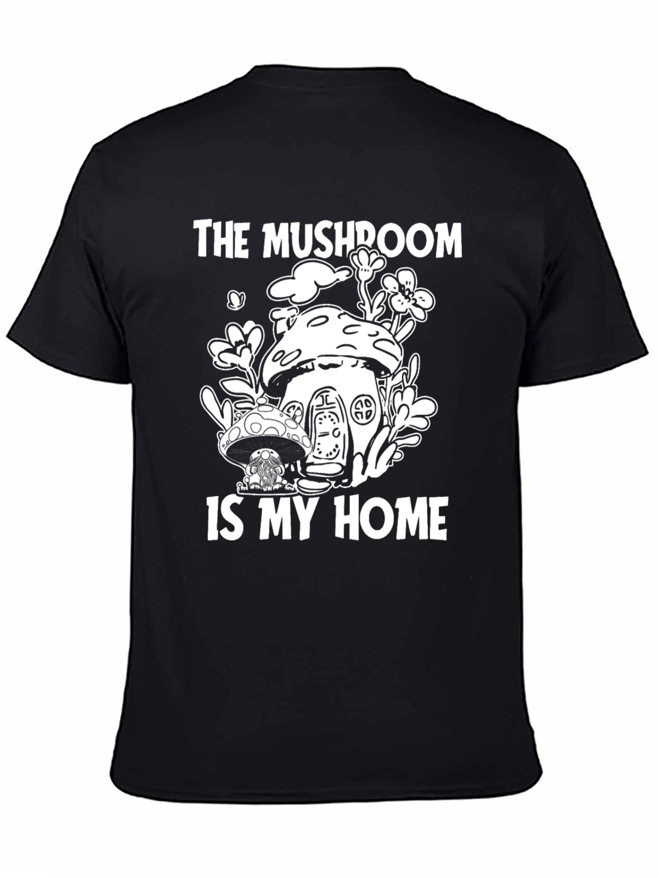 Mushroom Home T-Shirt - Nature Lover Tee