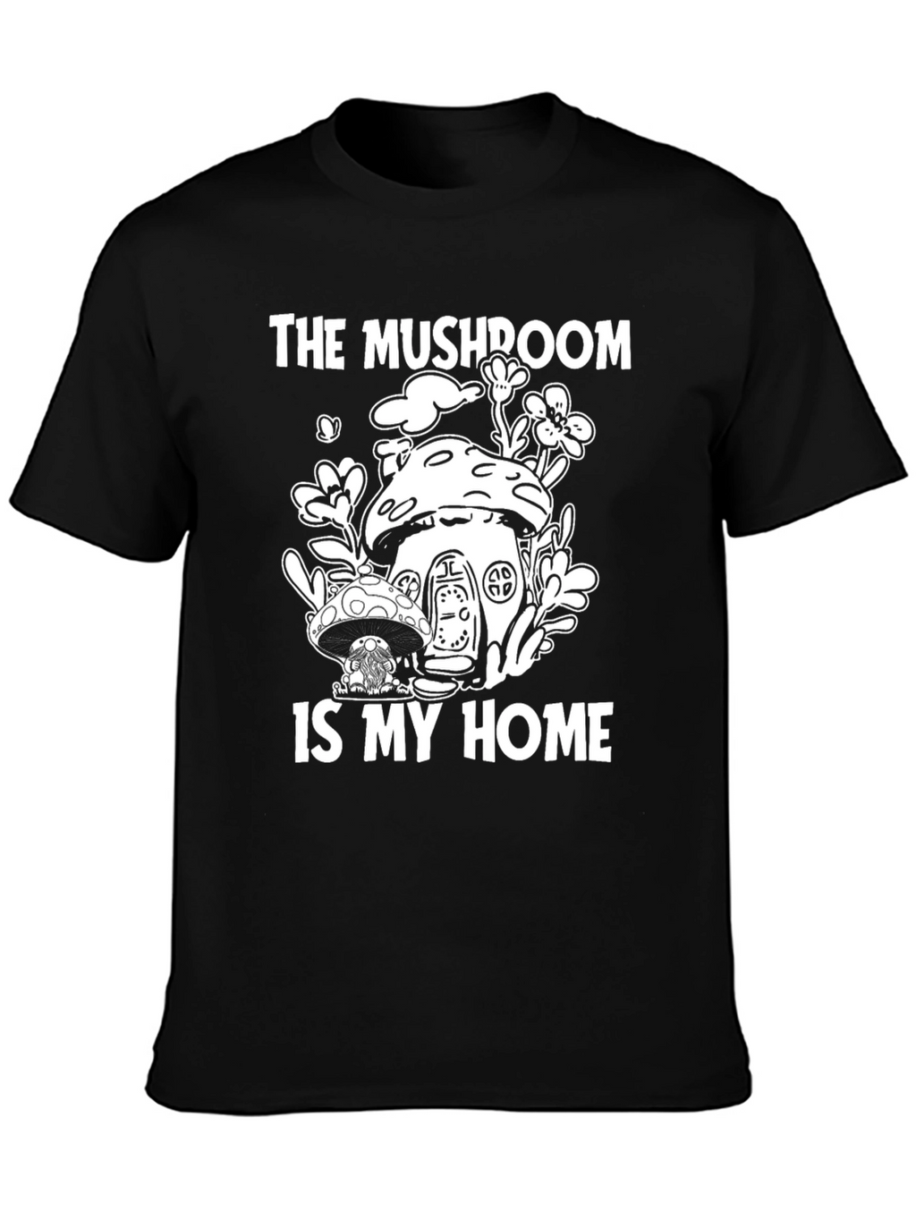 Mushroom Home T-Shirt - Nature Lover Tee
