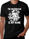 Mushroom Home T-Shirt - Nature Lover Tee