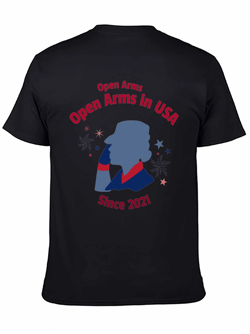 Open Arms in USA Graphic T-Shirt