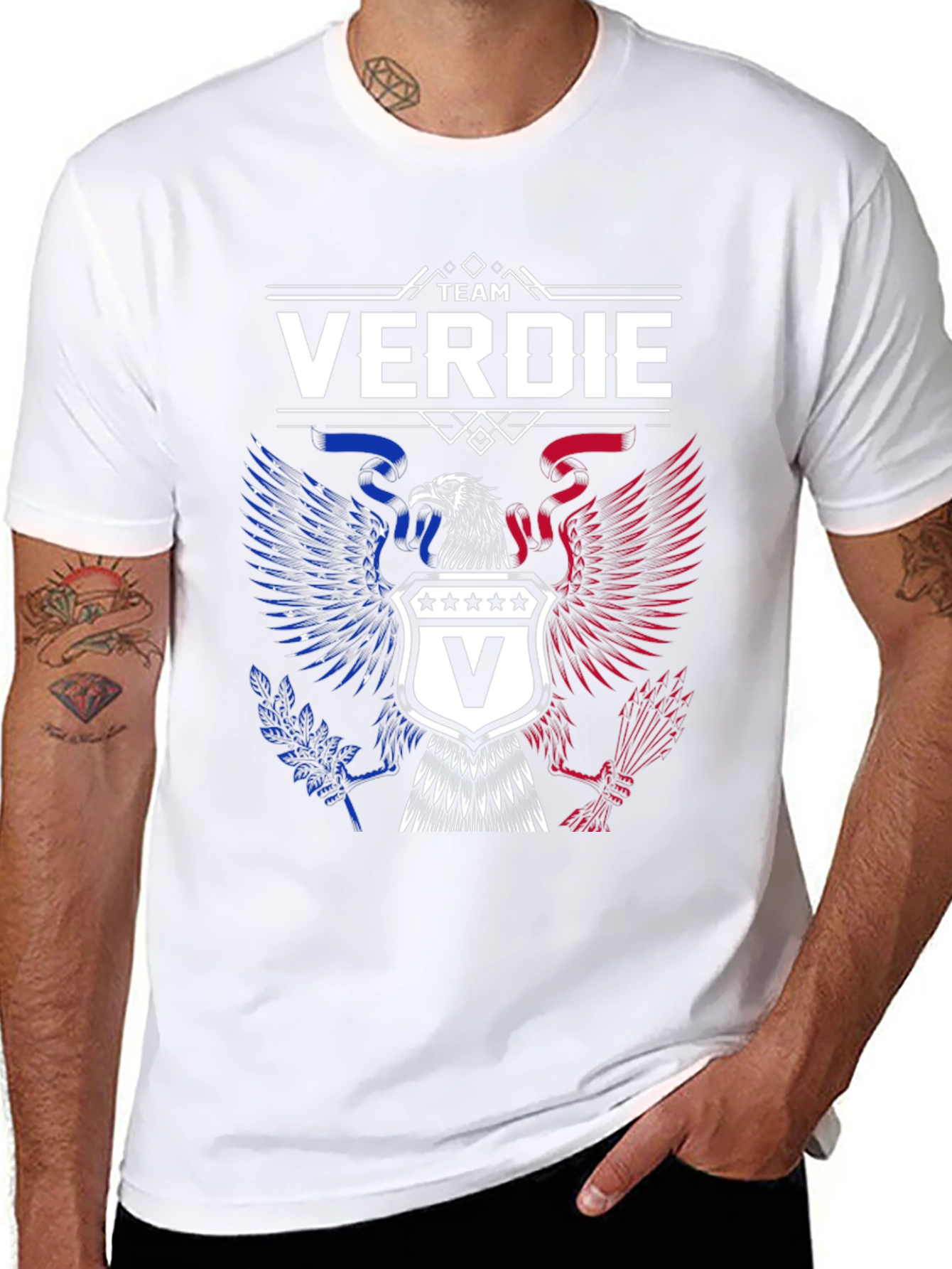 Verdie Team Eagle Crest Graphic Tee