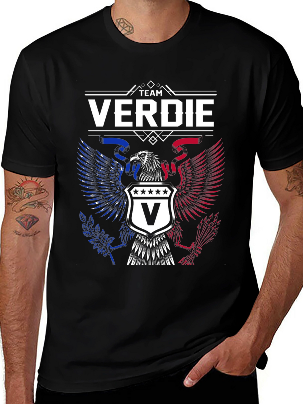 Verdie Team Eagle Crest Graphic Tee