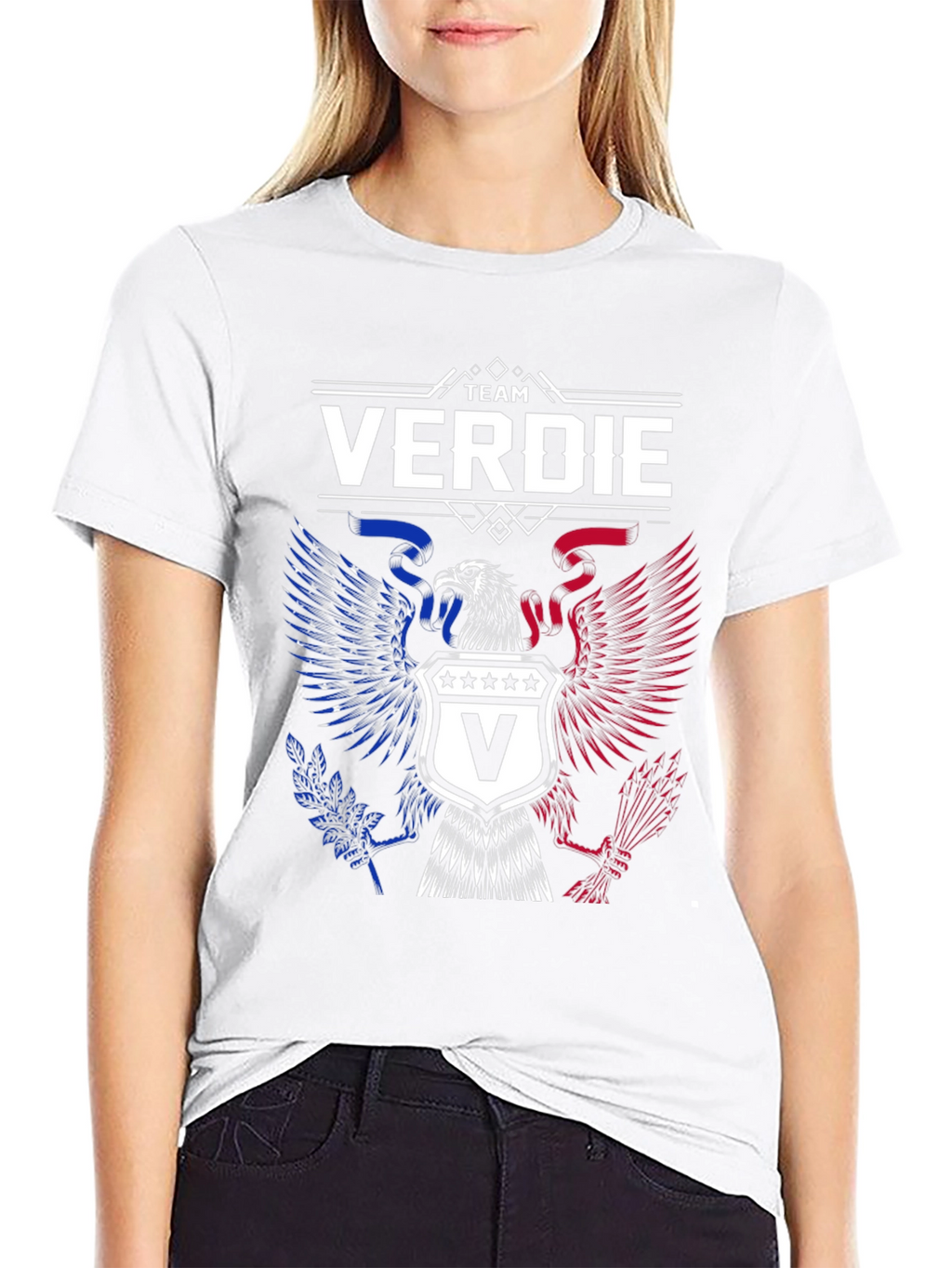 Verdie Team Eagle Crest Graphic Tee