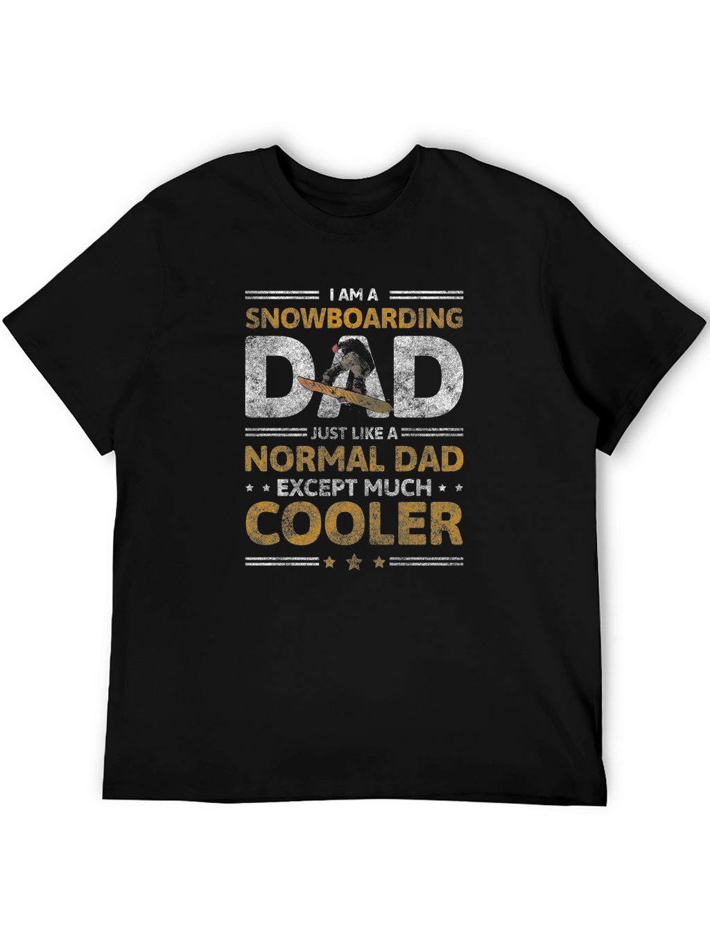 Snowboarding Dad T-Shirt - Cool Dad Tee