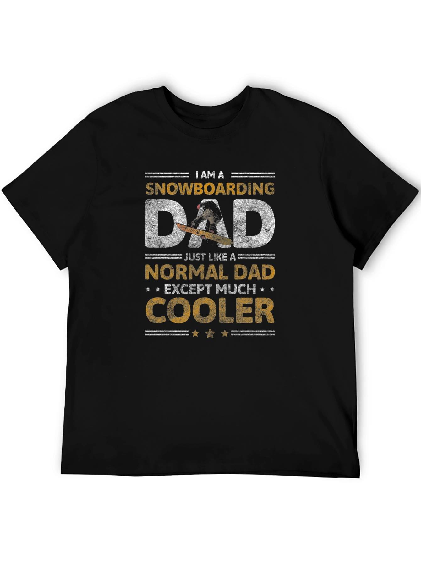 Snowboarding Dad T-Shirt - Cool Dad Tee