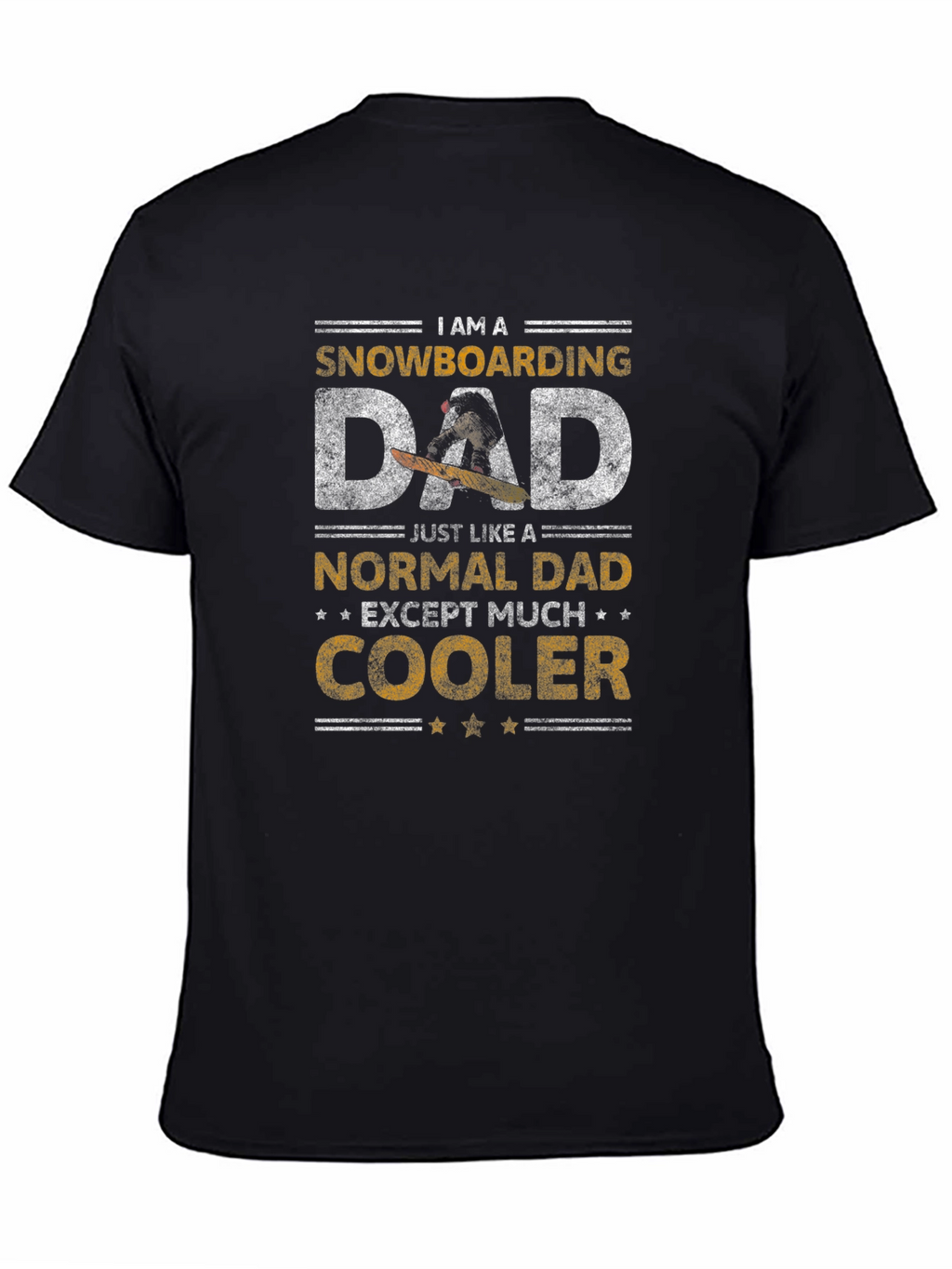 Snowboarding Dad T-Shirt - Cool Dad Tee