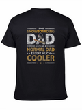 Snowboarding Dad T-Shirt - Cool Dad Tee
