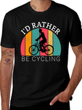 Id Rather Be Cycling Graphic T-Shirt