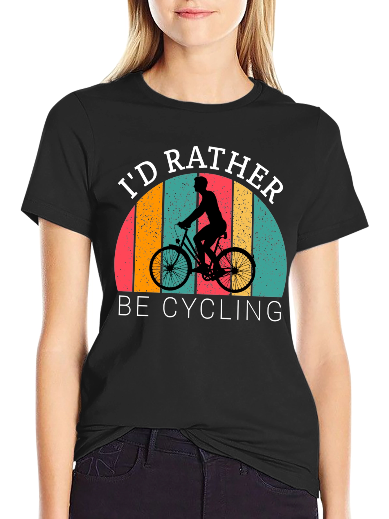 Id Rather Be Cycling Graphic T-Shirt