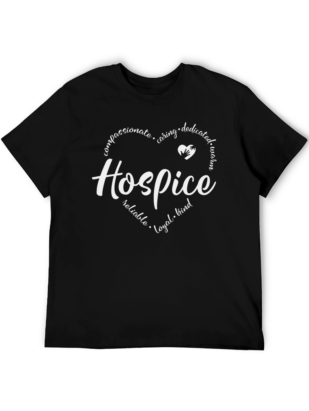 Hospice Heart T-Shirt: Compassionate Caregiver Tee