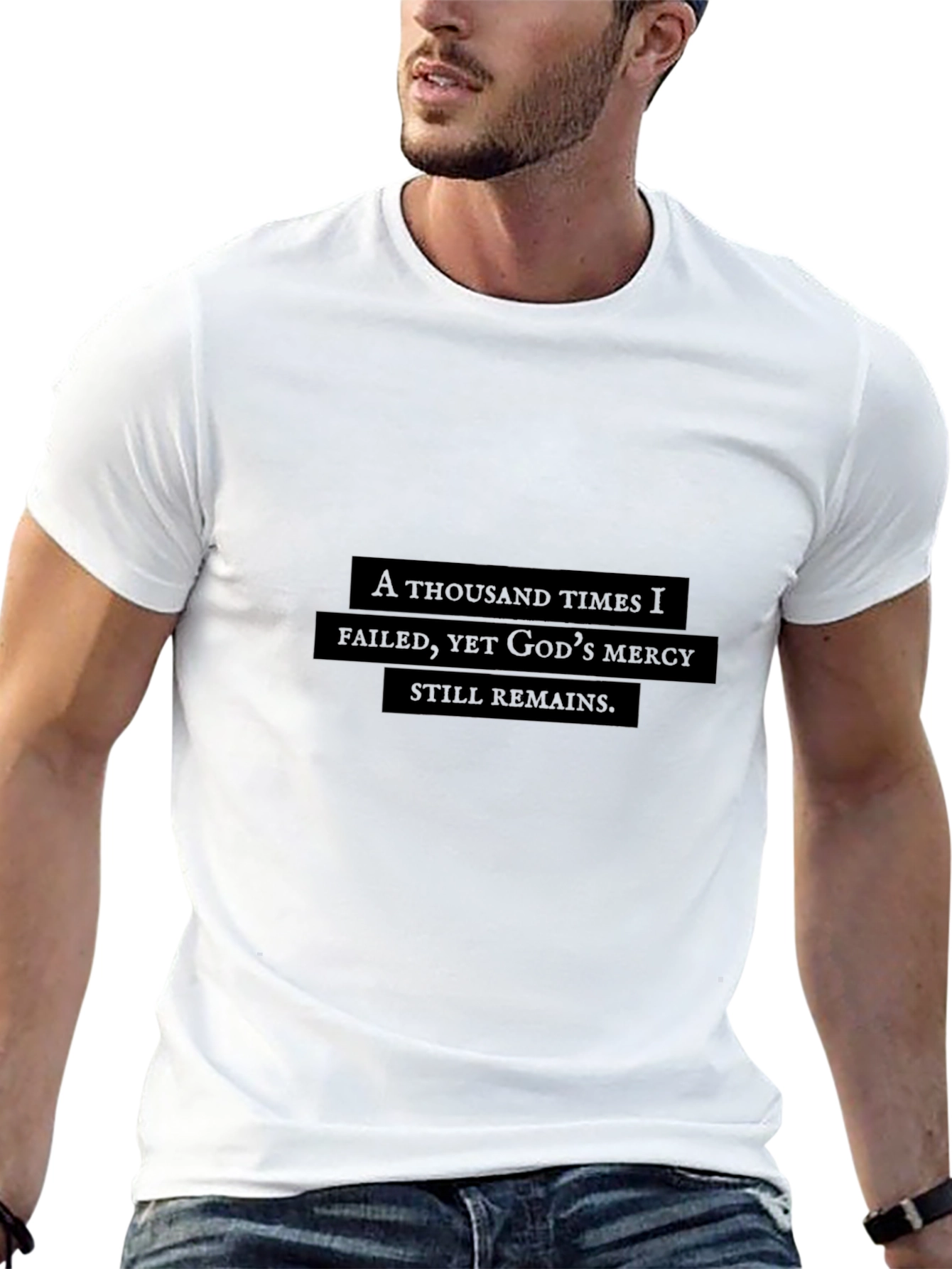 A Thousand Times I Failed Black T-Shirt