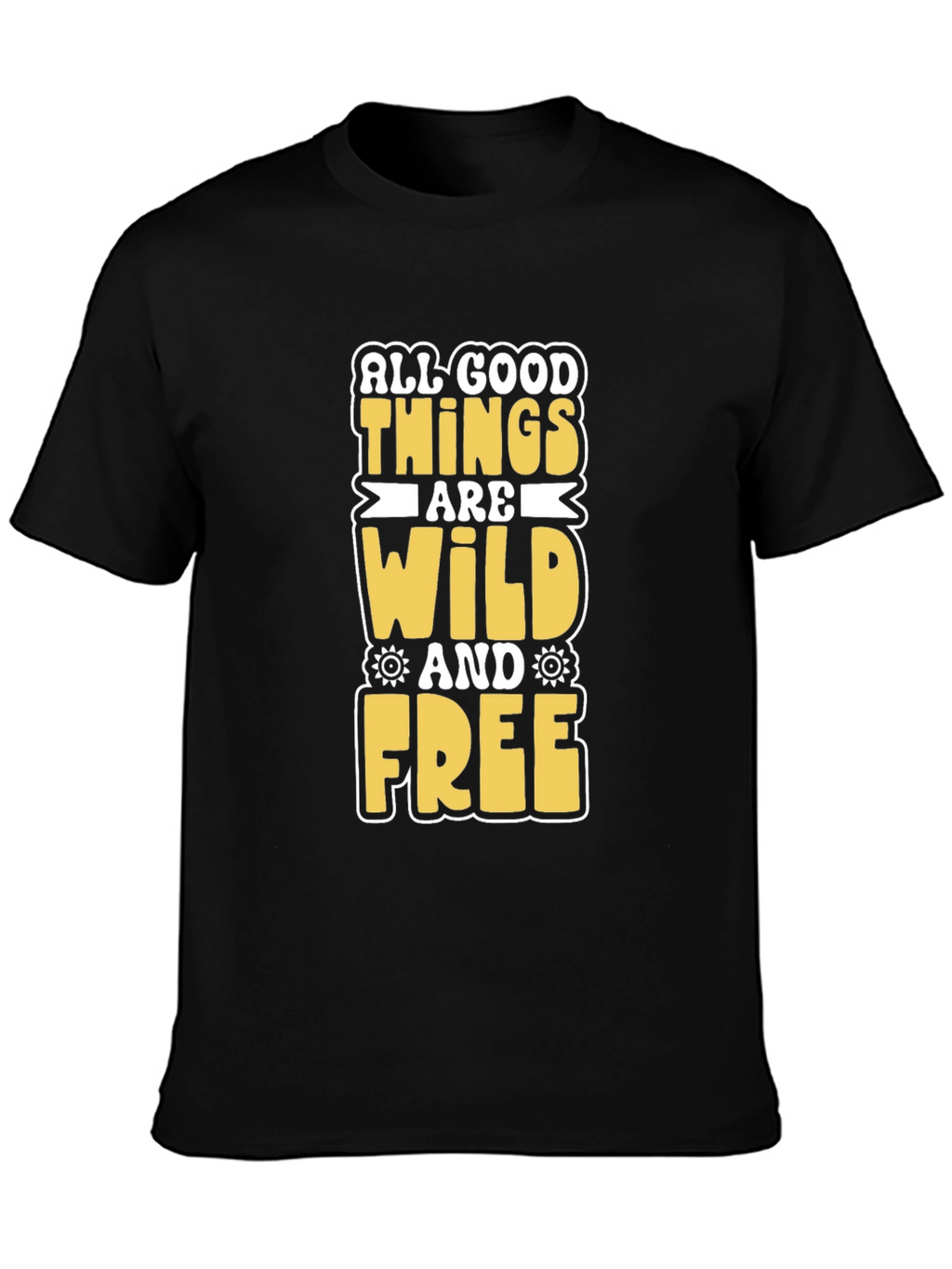 Wild and Free Graphic Tee - Black T-Shirt