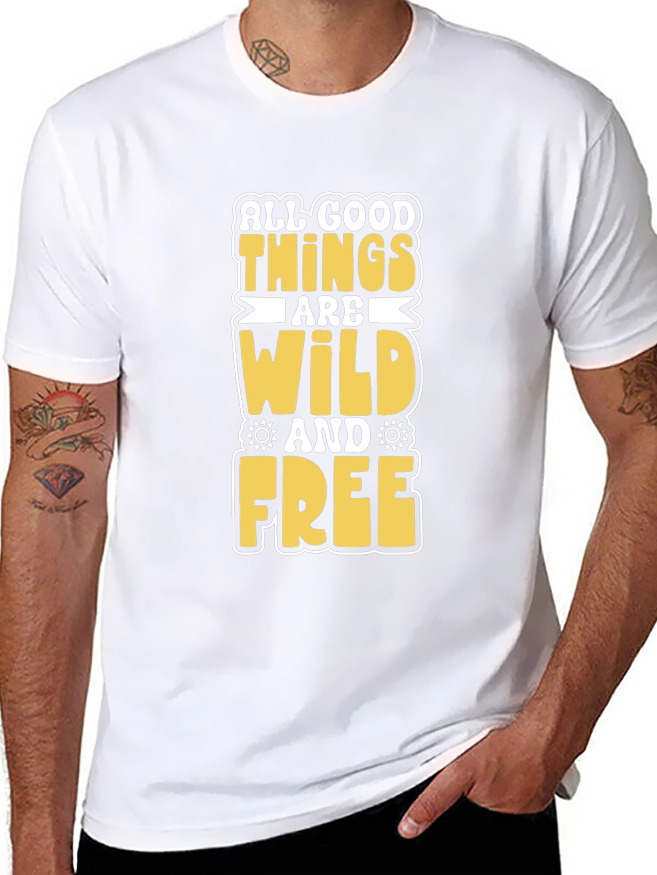 Wild and Free Graphic Tee - Black T-Shirt