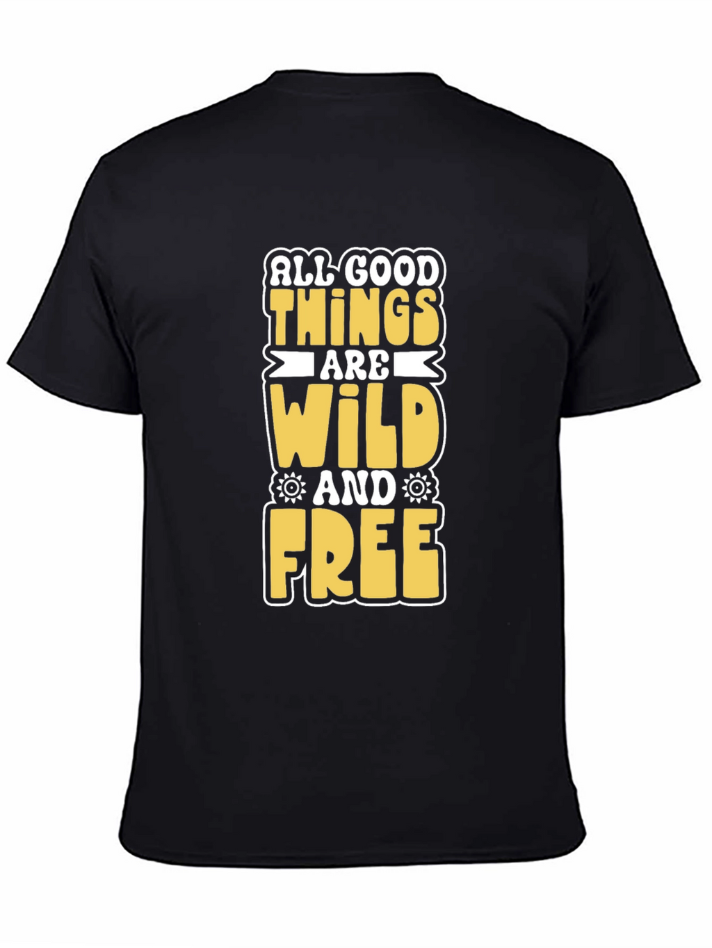 Wild and Free Graphic Tee - Black T-Shirt