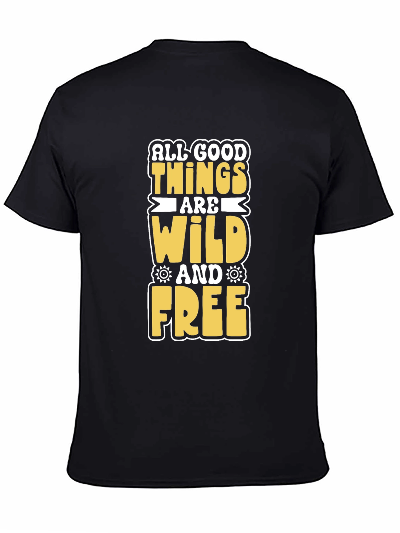 Wild and Free Graphic Tee - Black T-Shirt