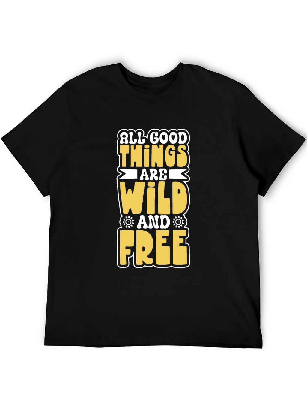 Wild and Free Graphic Tee - Black T-Shirt