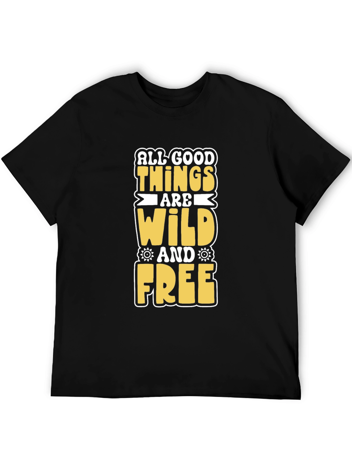 Wild and Free Graphic Tee - Black T-Shirt