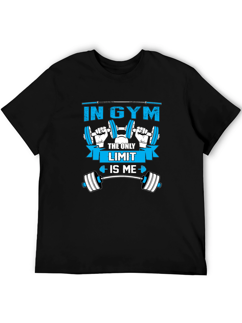 Gym Motivation T-Shirt - The Only Limit Is Me