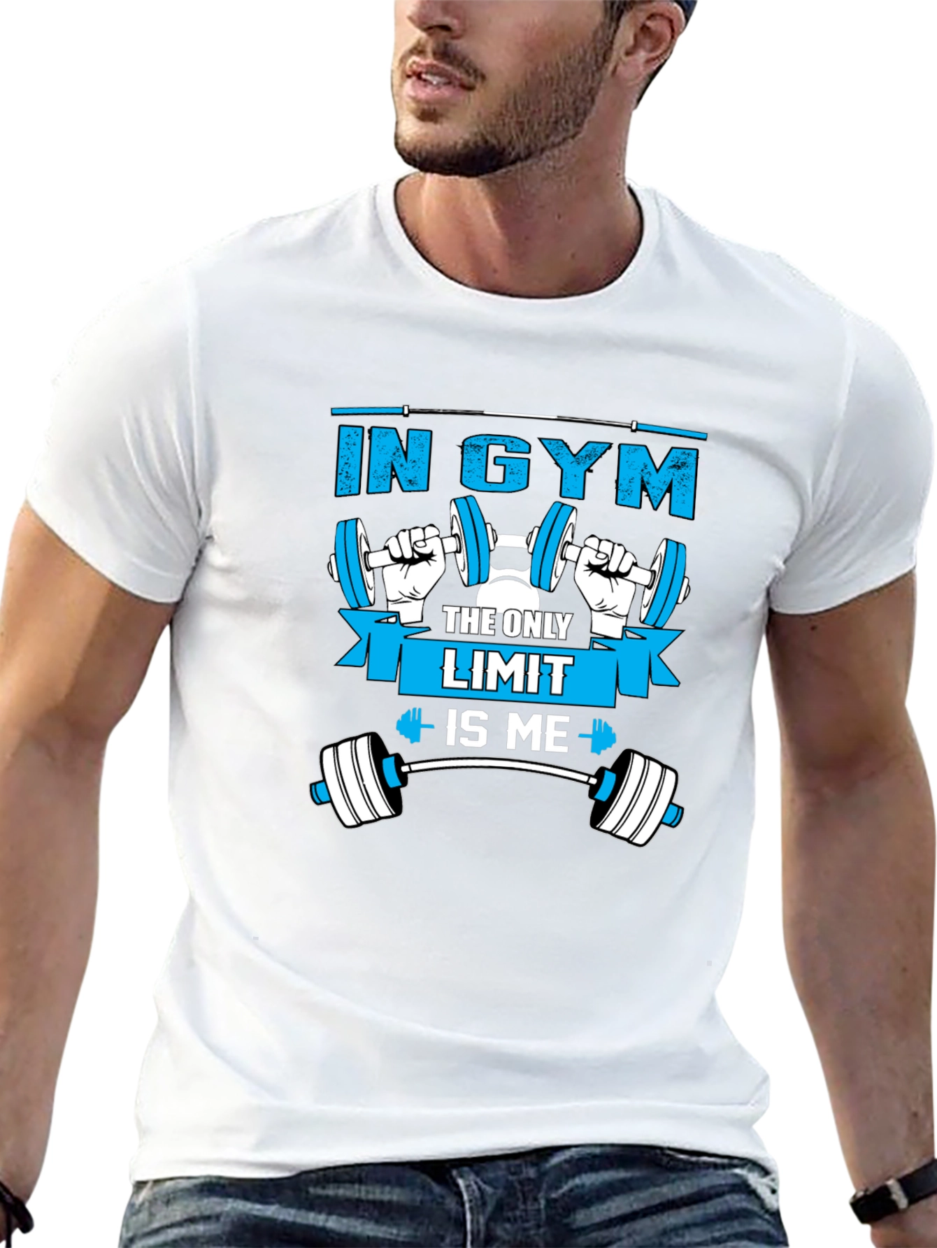 Gym Motivation T-Shirt - The Only Limit Is Me