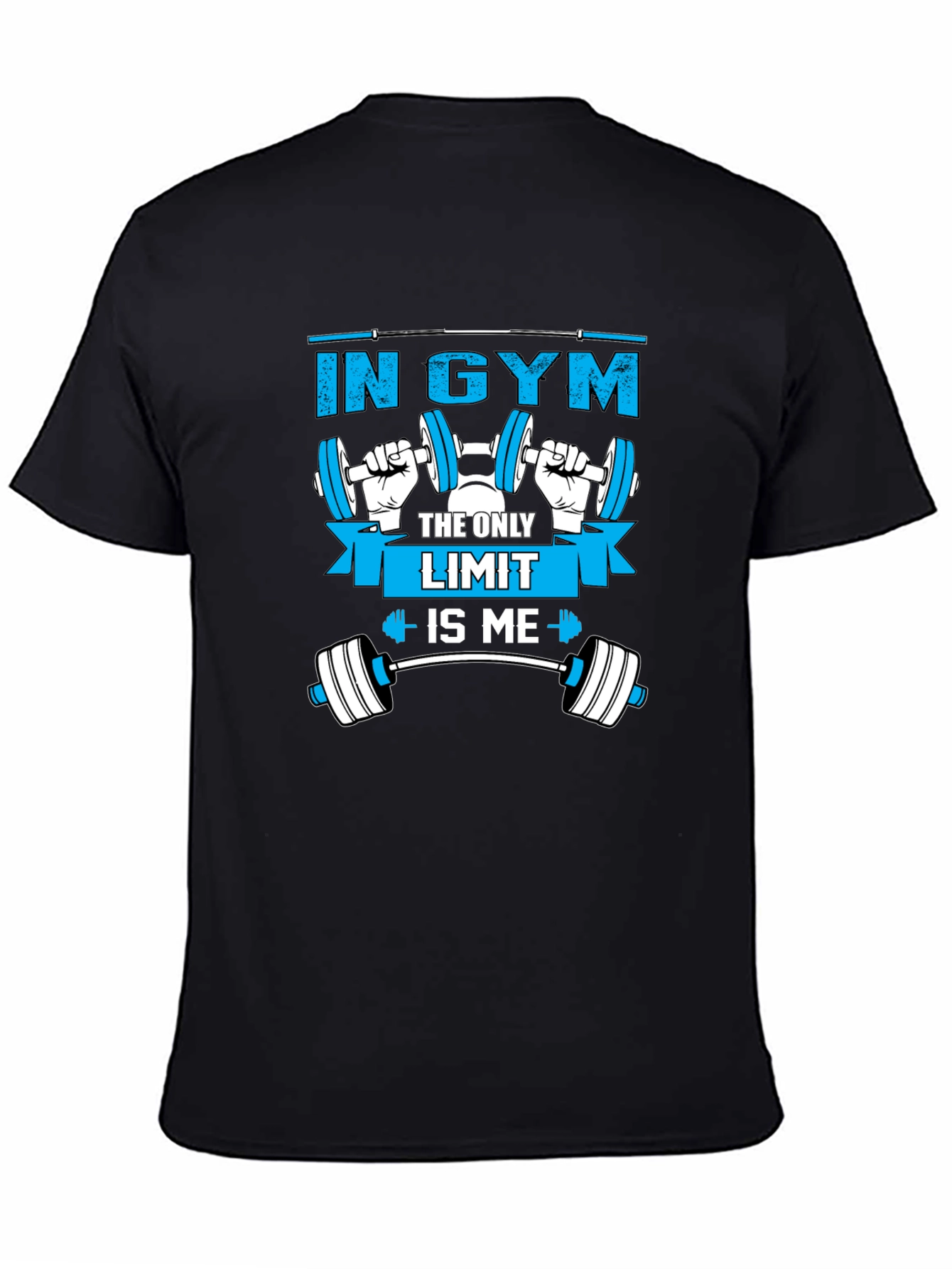 Gym Motivation T-Shirt - The Only Limit Is Me
