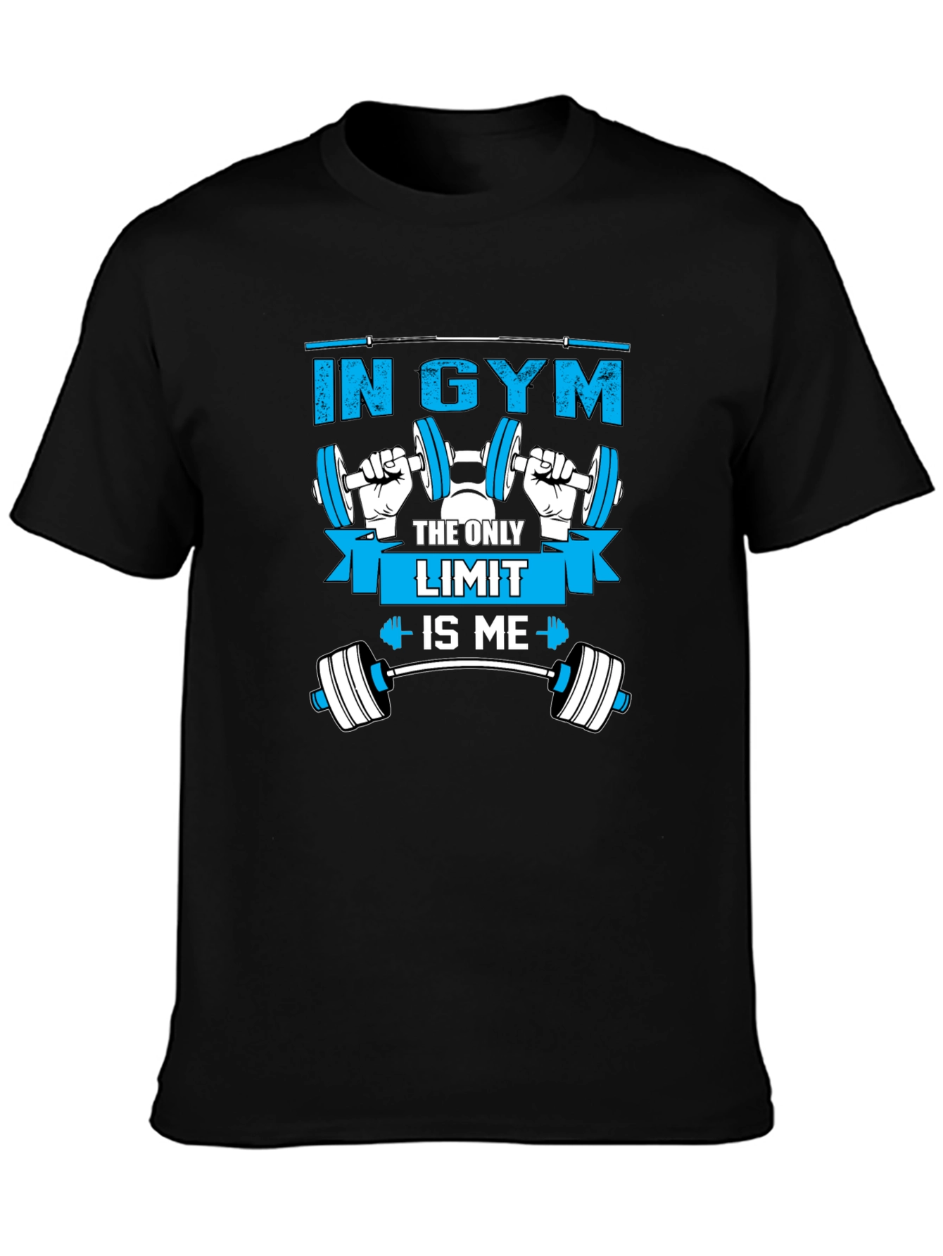 Gym Motivation T-Shirt - The Only Limit Is Me