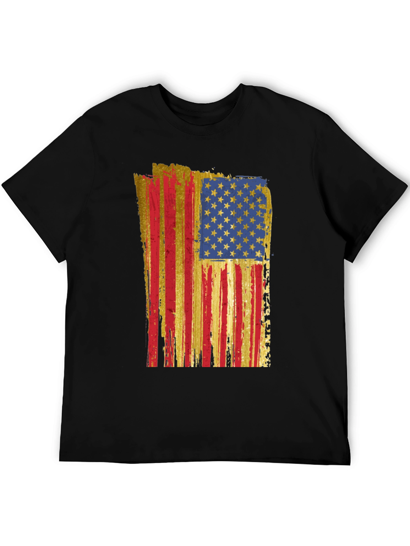 American Flag Distressed T-Shirt - Patriotic Style