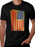 American Flag Distressed T-Shirt - Patriotic Style