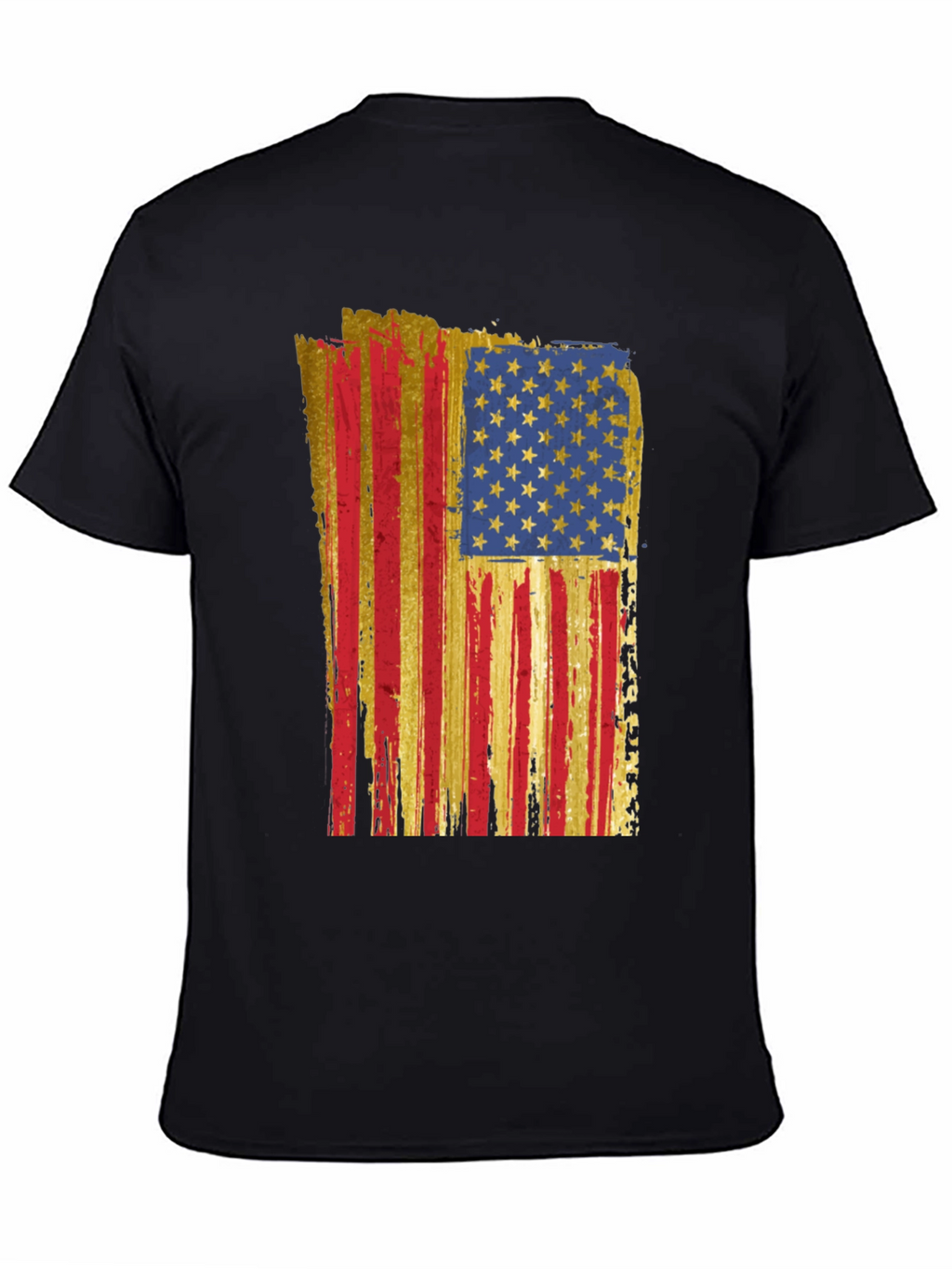 American Flag Distressed T-Shirt - Patriotic Style