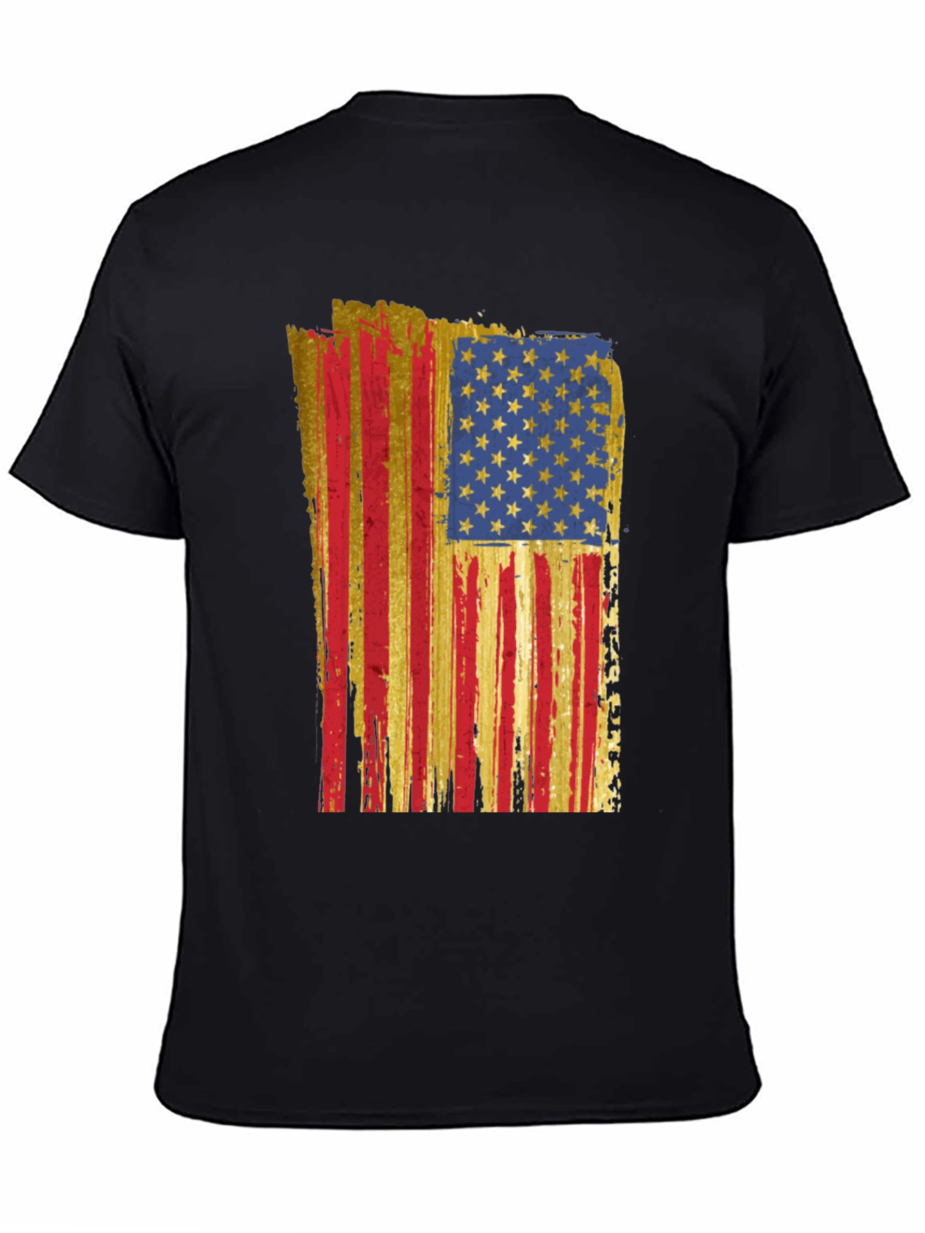 American Flag Distressed T-Shirt - Patriotic Style