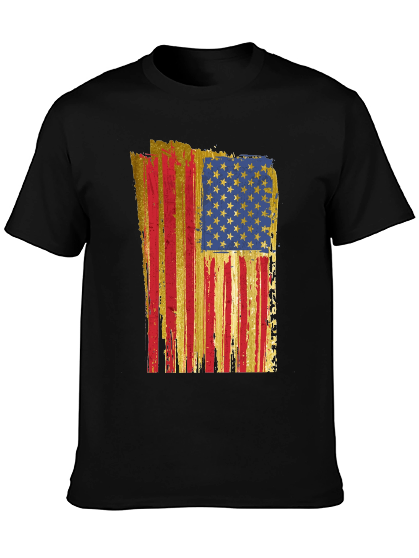 American Flag Distressed T-Shirt - Patriotic Style