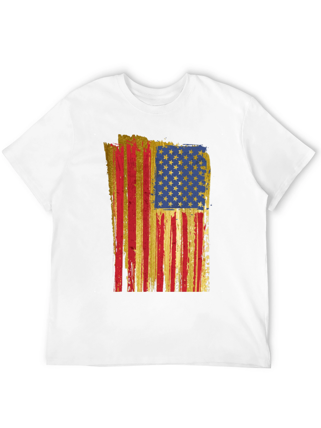 American Flag Distressed T-Shirt - Patriotic Style