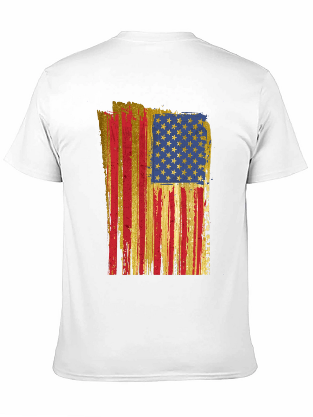 American Flag Distressed T-Shirt - Patriotic Style