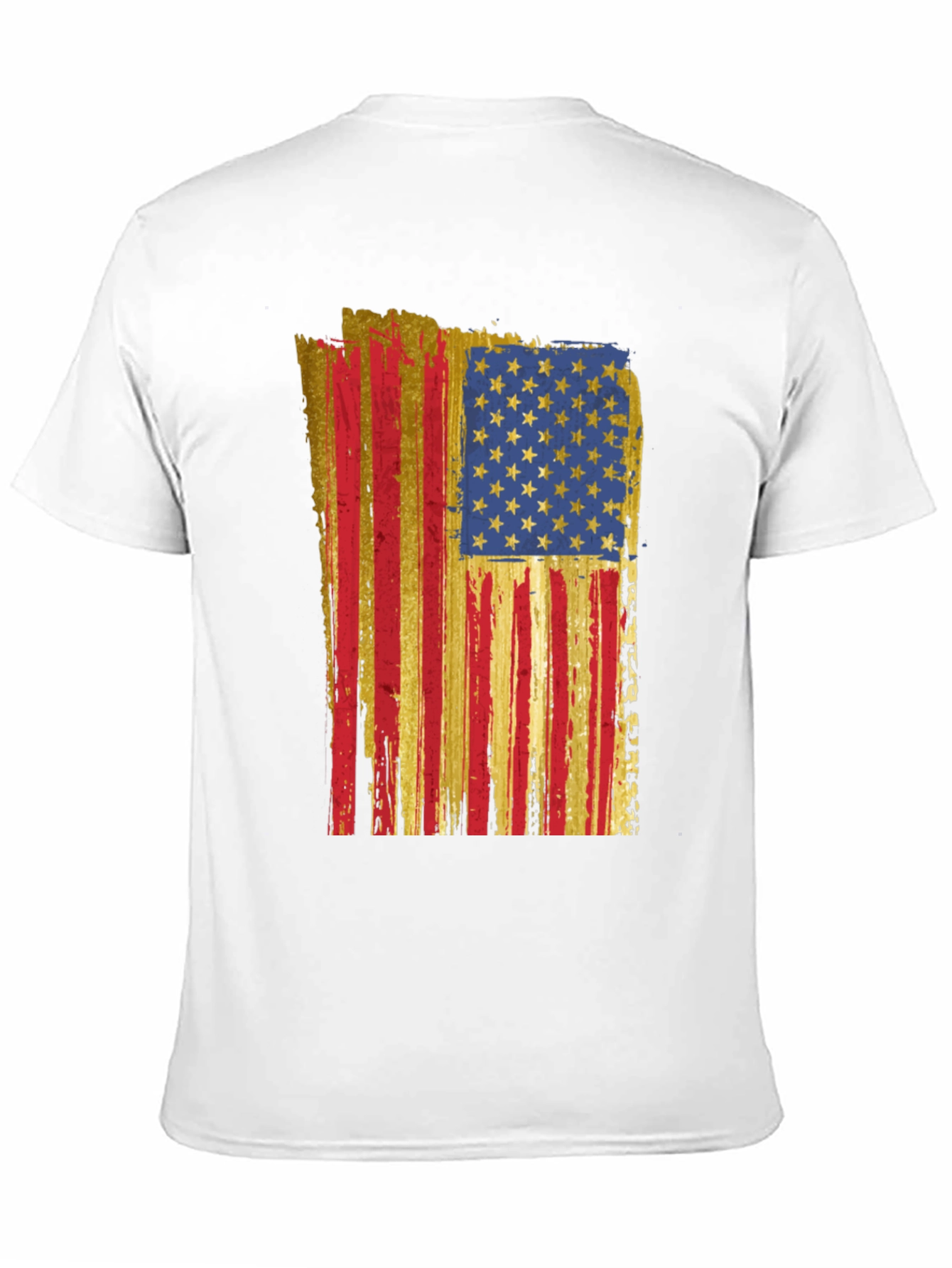 American Flag Distressed T-Shirt - Patriotic Style