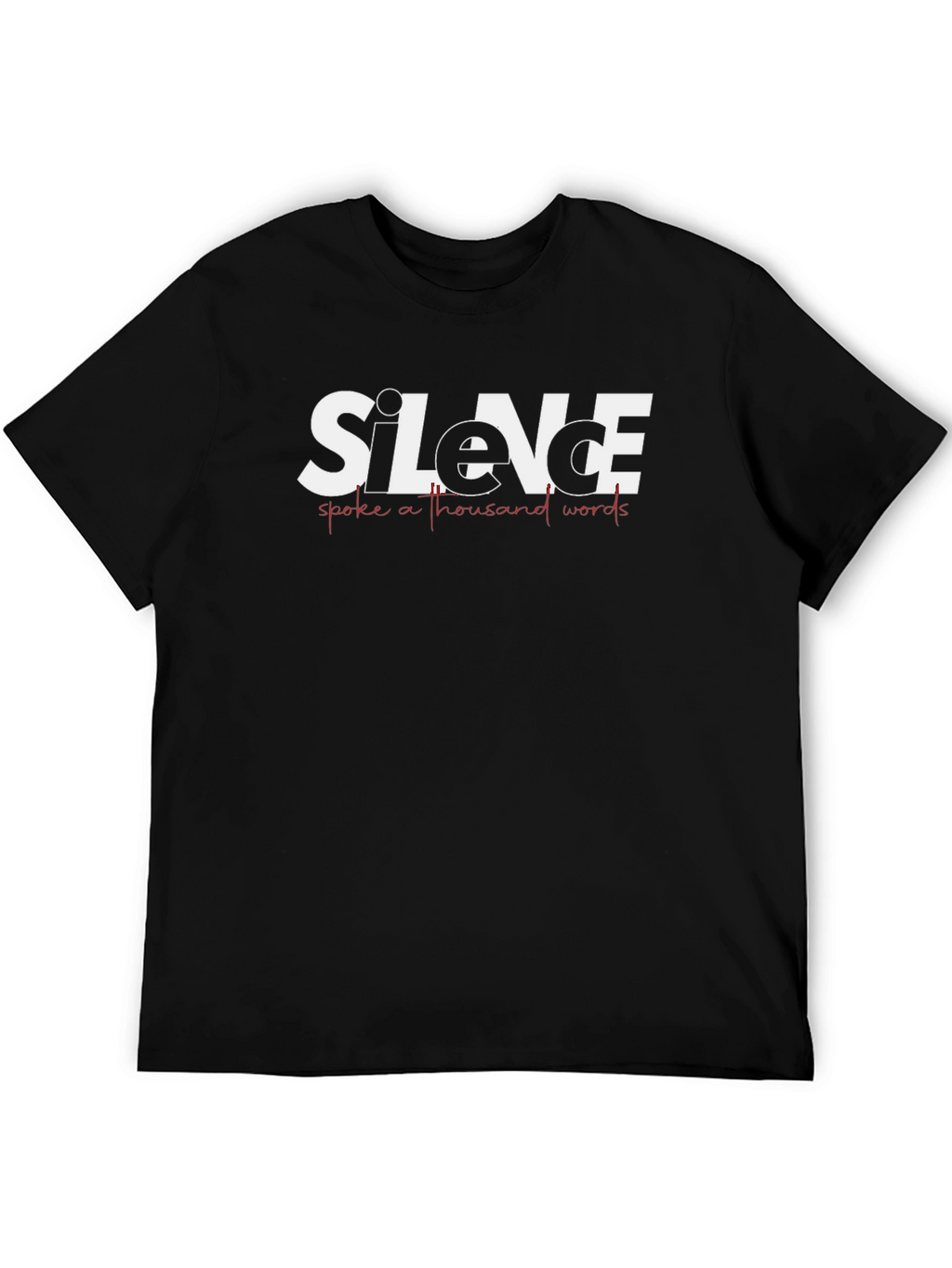Silence Speaks T-Shirt - Modern Graphic Tee