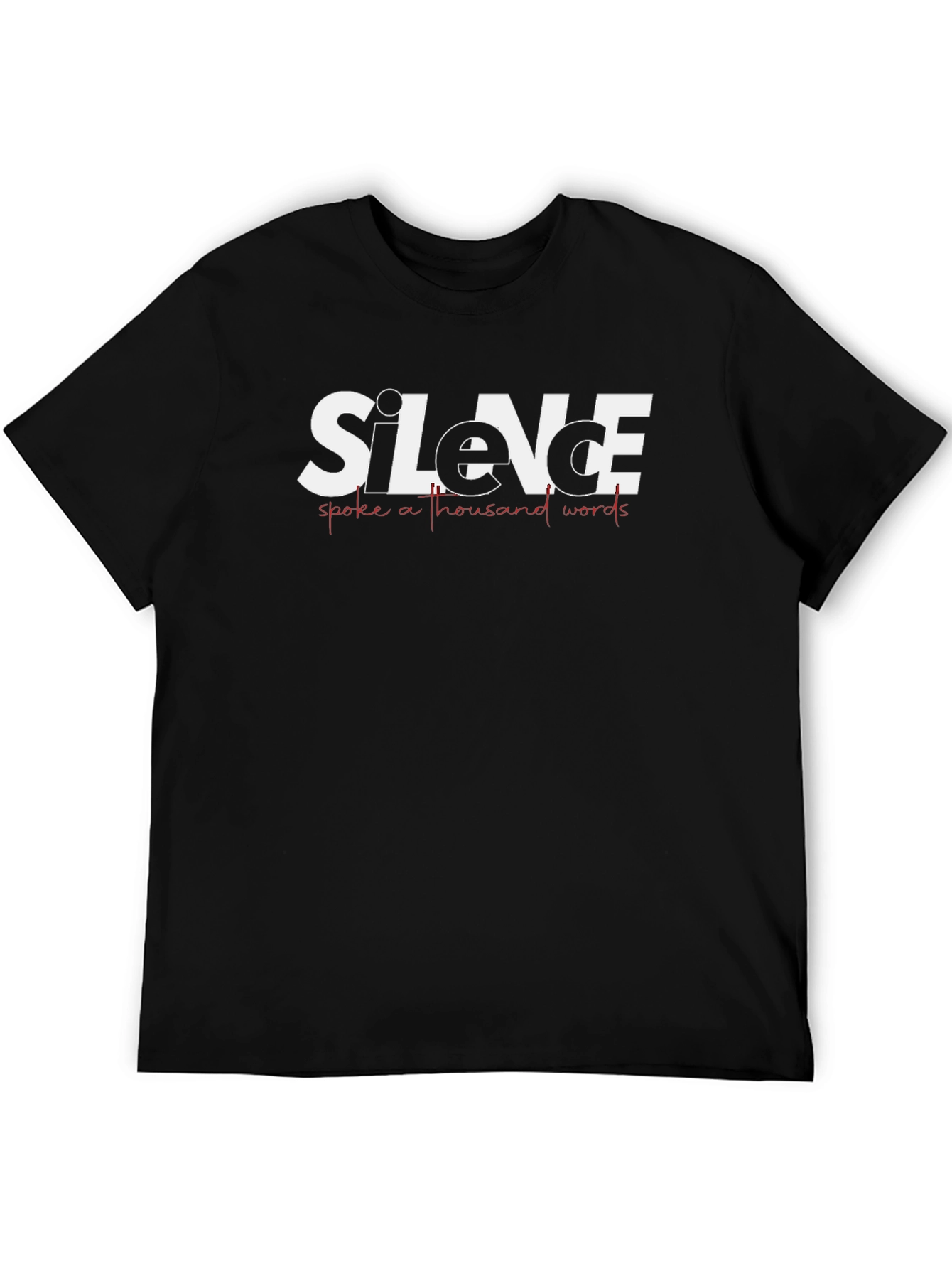 Silence Speaks T-Shirt - Modern Graphic Tee