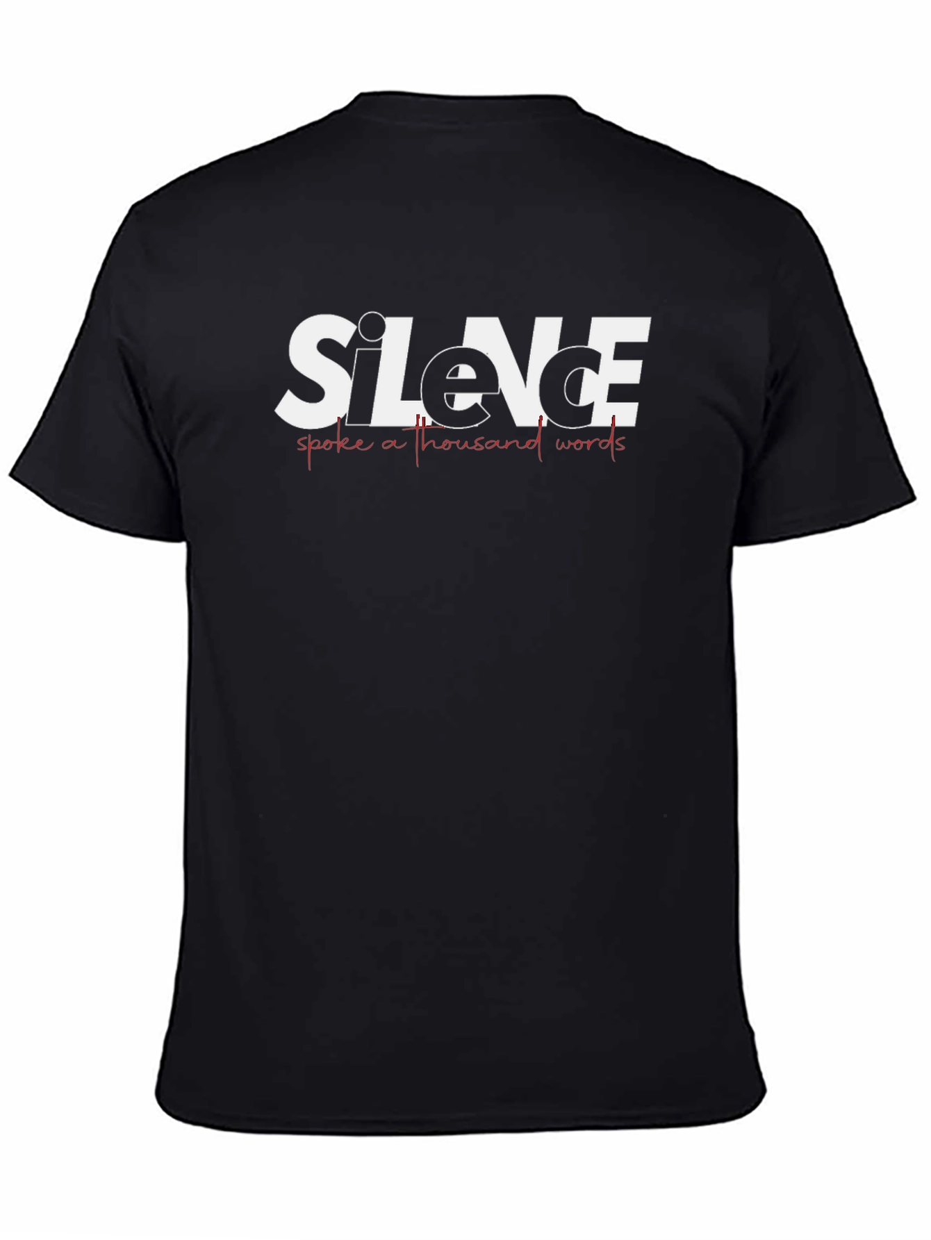 Silence Speaks T-Shirt - Modern Graphic Tee