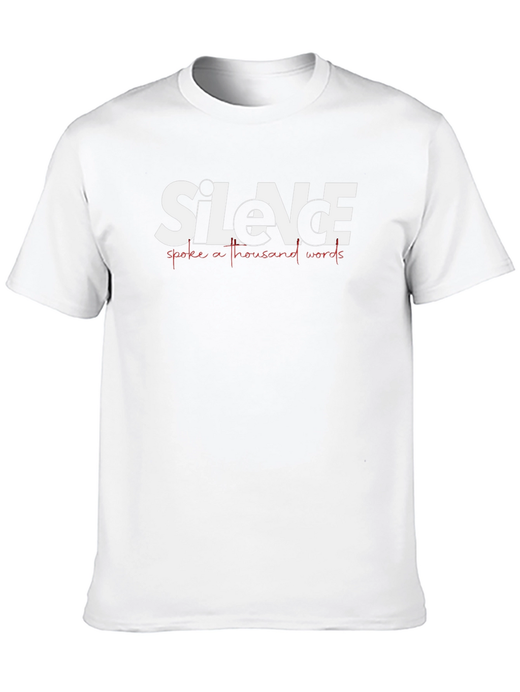 Silence Speaks T-Shirt - Modern Graphic Tee