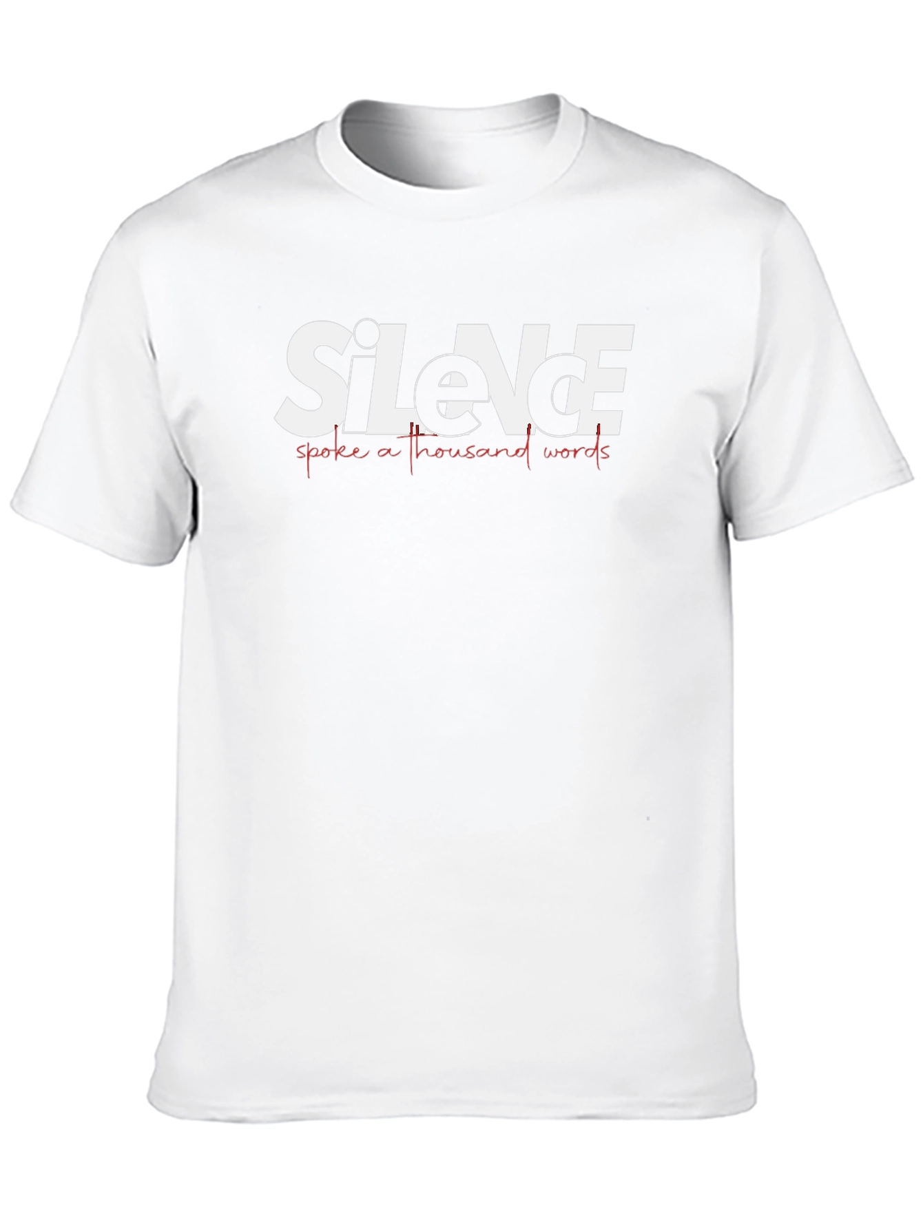 Silence Speaks T-Shirt - Modern Graphic Tee