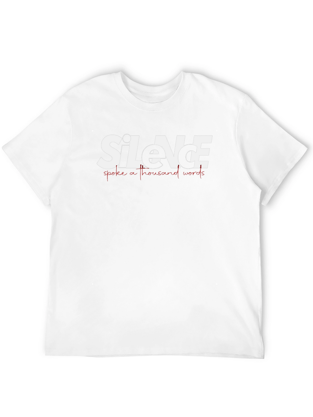 Silence Speaks T-Shirt - Modern Graphic Tee
