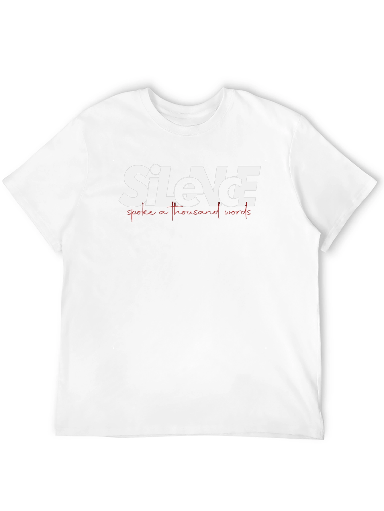Silence Speaks T-Shirt - Modern Graphic Tee