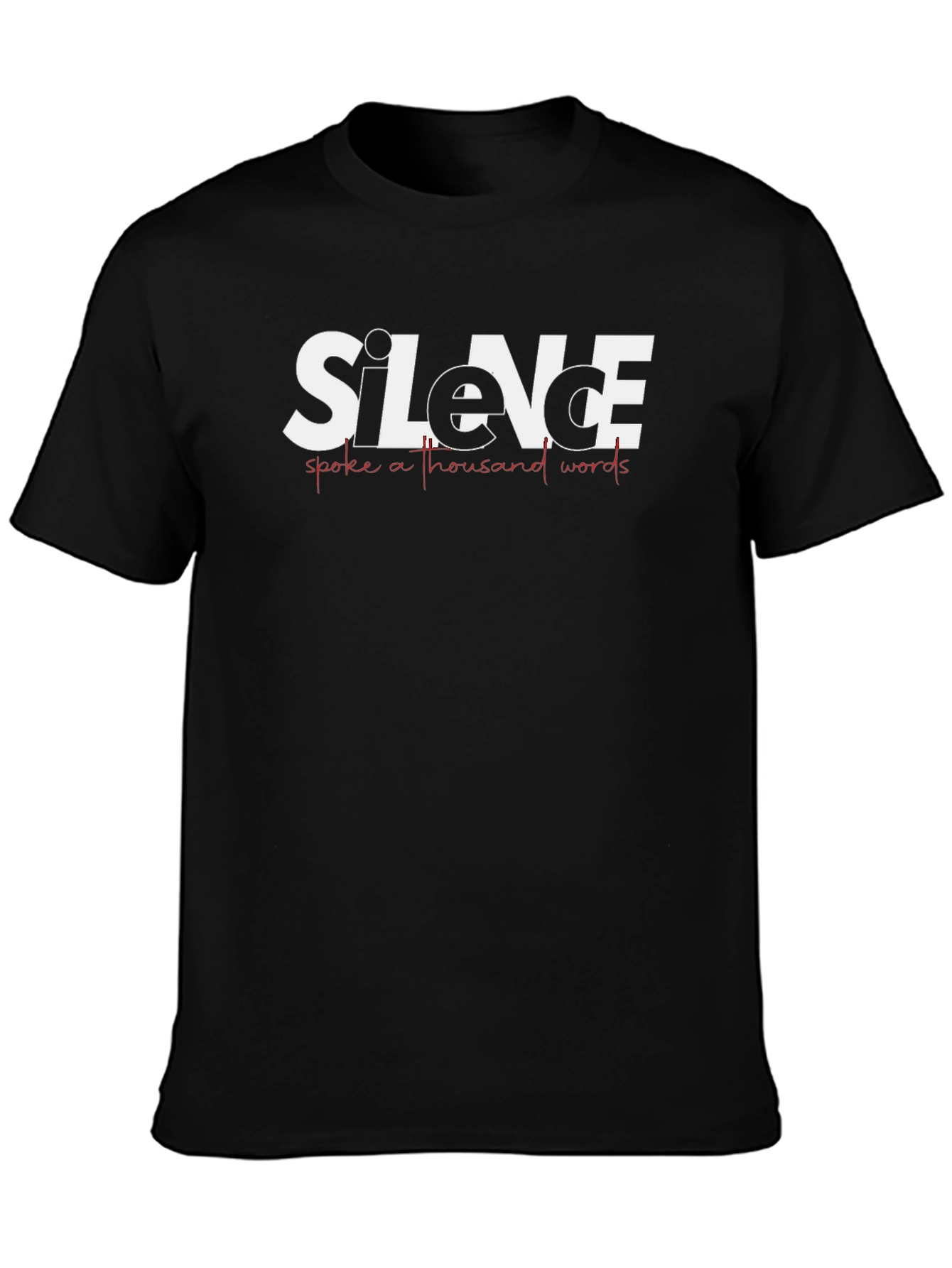 Silence Speaks T-Shirt - Modern Graphic Tee