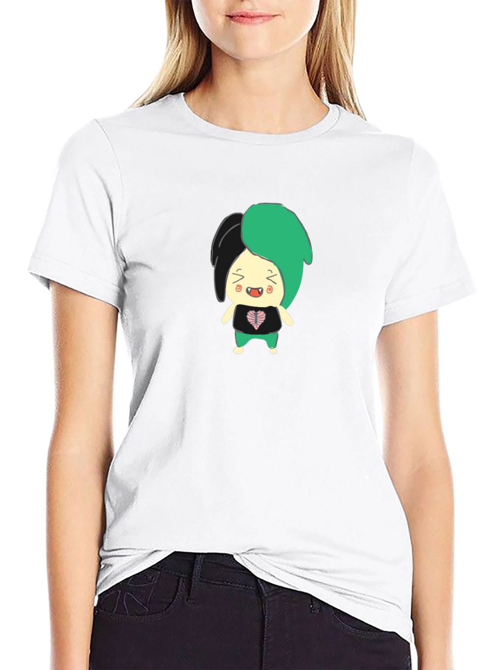 Cartoon Character Graphic T-Shirt
