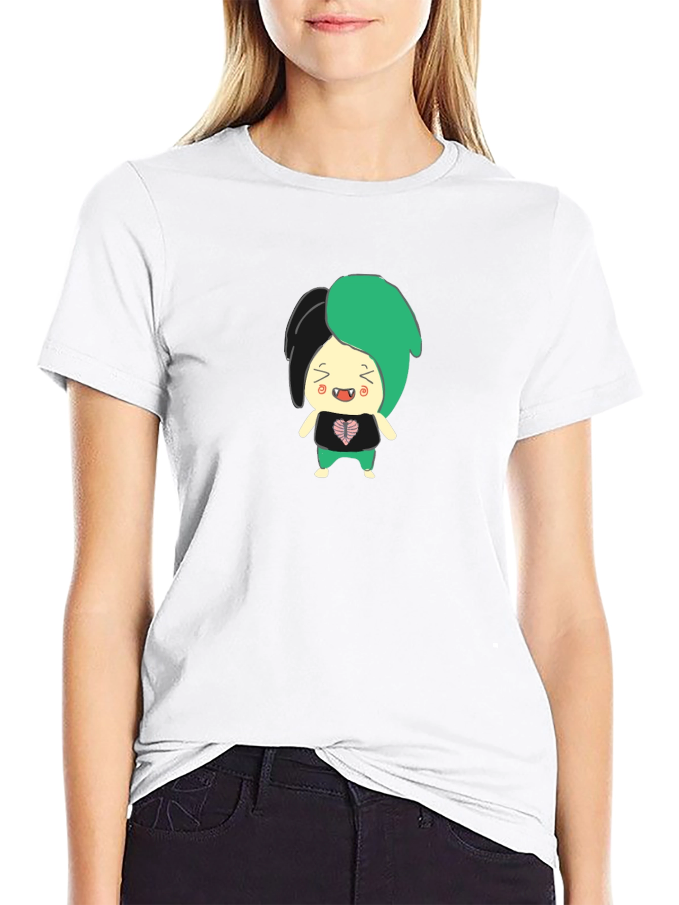Cartoon Character Graphic T-Shirt